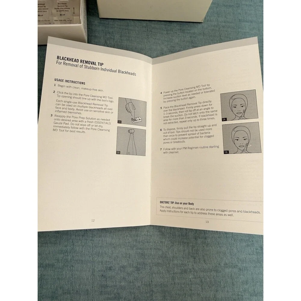 Rodan + Fields PORE CLEANSING SYSTEM MD System, Cord, 3 Pore + 3 Blackhead Tips